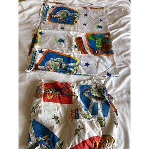 Toy Story Twin Flat/ Fitted Sheet 60"x96" Disney/Pixar Heroes In Training Cutter